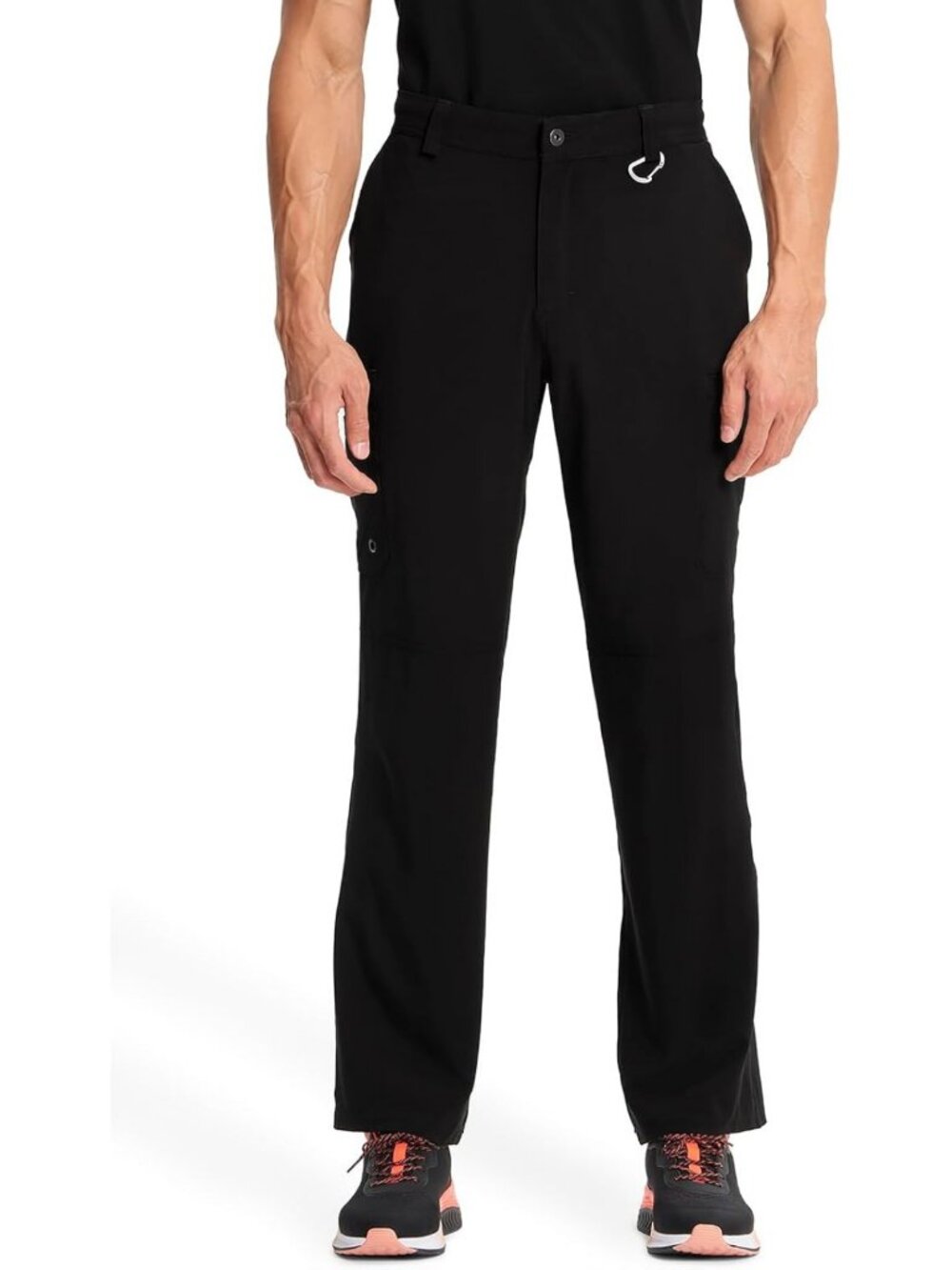 Men's Tapered Leg Scrub Pants with 6 Pockets | Comfortable Medical Bottoms